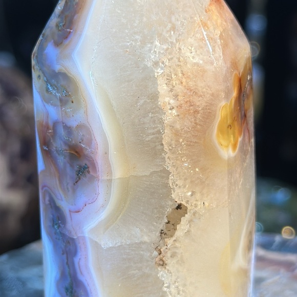 Carnelian Crystal Tower With Druzy! - Picture 10 of 13